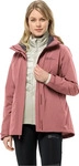 Jack Wolfskin 1116321_J0127, Jack Wolfskin Luntal 3-in-1 Damen Doppeljacke, rot, Gr.