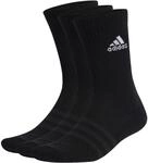 adidas EBB96_IC1310, Adidas Cushioned Crew 3er-Pack Socken, schwarz