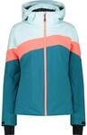 CMP Zip Hood Damen Skijacke, t&uuml;rkis 8058949750939