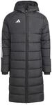 Adidas Tiro 24 Long Mantel Herren Fu&szlig;balljacke, schwarz 4066757235689