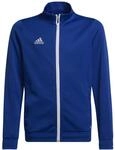Adidas Entrada 22 Trainingsjacke Kinder Fu&szlig;balljacke, blau 4065417102484