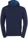 Uhlsport Essential Kinder Kapuzensweater, blau 4051309911869
