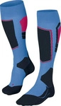 Falke 16551_6546, Falke Skiing 4 Advanced Damen Str&uuml;mpfe, grau female