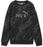 Puma Ess+ Animal AOP Crew FL Damen Sweatshirt, schwarz 4067981519095