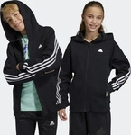 adidas ECL36_HR6317, Adidas Future Icons 3-Streifen Kinder Kapuzensweater, schwarz