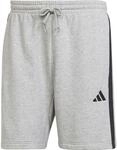 Adidas Essentials 3-Streifen French Terry Herren Shorts, grau 4067906063139