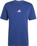 Adidas Essentials 3-Streifen Single Herren T-Shirt, blau 4067905718948
