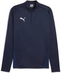 Puma teamGOAL Training 1/4 Zip Top Herren Longsleeve, blau 4099686709310