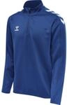 Hummel Core XK (halber Rei&szlig;verschluss) Poly Sweatshirt, blau 5700497407348