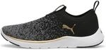 Puma Softride Remi Slip-on Knit Damen Laufschuhe, schwarz, Gr&ouml;&szlig;e 37 &frac12;