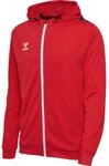 Hummel Authentic PL (Rei&szlig;verschluss) Herren Kapuzensweater, rot 5700499374433