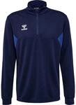 Hummel Authentic (halber Rei&szlig;verschluss) Herren Sweatshirt, blau 5700499371708
