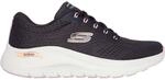 Skechers Arch Fit 2.0 - Big League Damen Freizeitschuhe, silber, Gr&ouml;&szlig;e 36