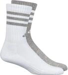 adidas JNR21_IY7819, Adidas Cushioned Sportswear 3-Streifen Glam Crew 2er-Pack