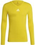 Adidas Team Base Longsleeve Herren Trikot, gelb 4064045364455