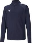 Puma TeamLIGA 1/4 Zip Top Kinder Sweatshirt, blau 4063699454932
