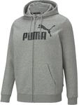 Puma ESS Big Logo FZ FL Herren Jacke, grau 4063697320727
