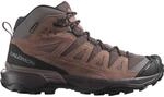 Salomon X Ultra 360 Leather Mid GTX Damen Multifunktionsschuhe, rosa, Gr&ouml;&szlig;e 42