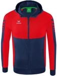 Erima Six Wings mit Kapuze Kapuzensweater, blau 4062075101866