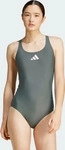 adidas EKJ18_JH3292, Adidas 3 Bar Logo Badeanzug Damen Badeanzug, grau female