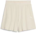 Puma ESS Elevated High-Rise Rib 5 " Damen Shorts, wei&szlig; 4067983495885