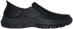 Skechers Respected - Elgin Herren Slipper, schwarz, Gr&ouml;&szlig;e 44 197976500716