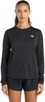 New Balance Athletics Damen Longsleeve, schwarz 197375380483