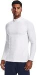 Under Armour CG Armour Fitted Mock Herren Longsleeve, schwarz 195251322190