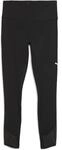 Puma Cloudspun Soft Mesh HW 7/8 Damen Tights, schwarz 4067983421044