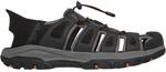 Skechers Tresmen - Norvick Herren Sandalen, schwarz, Gr&ouml;&szlig;e 41 197627275079