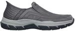Skechers Respected - Elgin Herren Slipper, grau, Gr&ouml;&szlig;e 41 198376751944