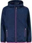 CMP Jacket Rain Fix Hood M&auml;dchen Regenmantel, blau 8059342101960