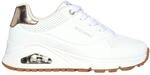 Skechers Uno Gen1 - Shimmer Away Kinder Freizeitschuhe, wei&szlig;, Gr&ouml;&szlig;e 27