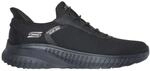 Skechers Bobs Squad Chaos - Tough Walk Herren Slipper, schwarz, Gr&ouml;&szlig;e 47 &frac12;