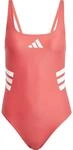 Adidas 3-Streifen U-back Damen Badeanzug, rot 4067901982084