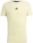 Adidas Designed for Training Workout Herren T-Shirt, gelb 4067891585647