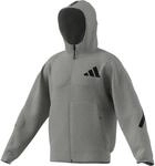 Adidas New adidas Z.n.e. Full-Zip Hooded Track Herren Kapuzensweater, grau