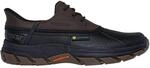 Skechers Respected - Tanzier Herren Slipper, braun, Gr&ouml;&szlig;e 41 198376036409
