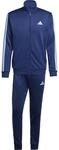 Adidas Sportswear Basic 3-Streifen French Terry Herren Jogginganzug, blau