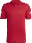 Adidas Squadra25 Cotton Herren Poloshirt, rot 4068801391501