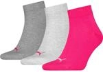 Puma Quarter Plain 3er Pack Socken, grau 8720245637893