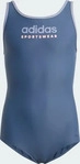 adidas IEJ94_IT2718, Adidas Sportswear U-Back Kids Badeanzug M&auml;dchen Badeanzug, blau