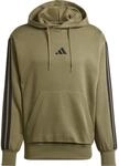 Adidas Essentials 3-Streifen Herren Kapuzensweater, gr&uuml;n 4067905719525