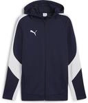 Puma teamEVOSTRIPE Hooded Herren Kapuzensweater, blau 4067984093417