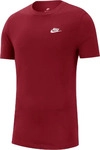 Nike AR4997_677, Nike Sportswear Club Herren T-Shirt, rot, Gr. M male