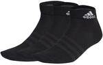 Adidas Thin and Light Ankle 3er-Pack Socken, schwarz 4066746275221
