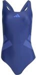 Adidas Logo C-back Damen Badeanzug, blau 4068807275782