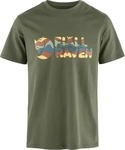 Fj&auml;llr&auml;ven F12600268_625, Fj&auml;llr&auml;ven Multicolor Logo Herren T-Shirt, gr&uuml;n male