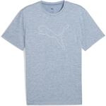 Puma TAD Essential Heather CAT (CF large cat) Herren T-Shirt, blau 4069157518741