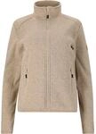 Whistler Samani Melange Fleece Damen Jacke, braun 5715182666726